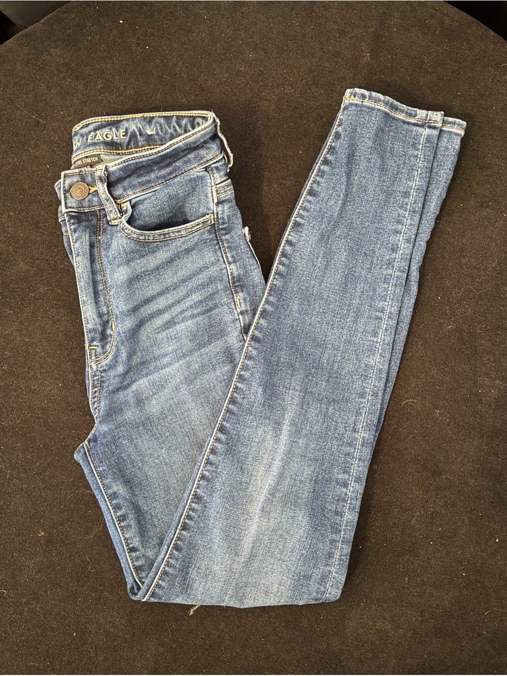 American Eagle Outfitters Women's Blue Skinny Jeans